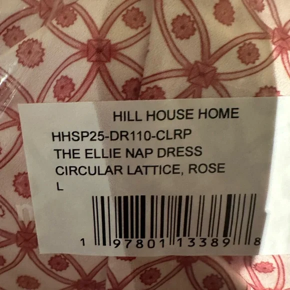 Hill House Ellie Nap Dress - Rose Circular Lattice. L. NWT. - Picture 5 of 6